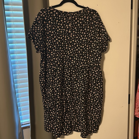 Loft Short Sleeve Cotton Casual Dress - Picture 5 of 5